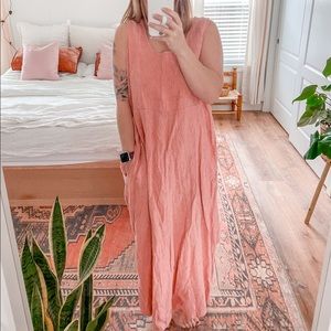 Flax pink dress “I am legendary” Sz L